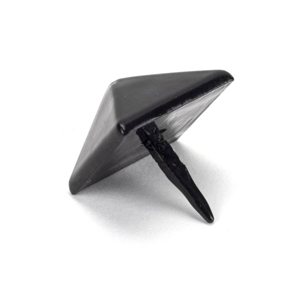 From the Anvil Large Pyramid Door Stud - Black